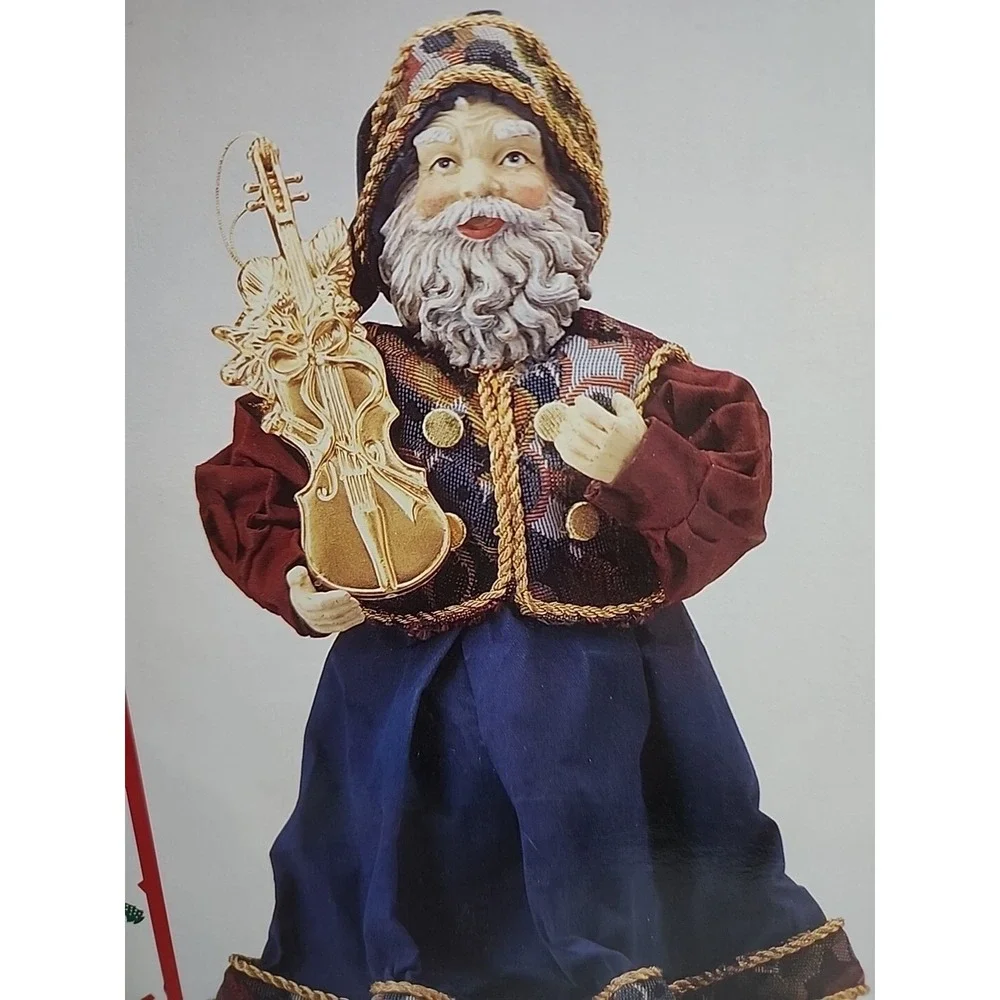 House Of Lloyd Rustic Santa Clause Christmas Tree Topper 14